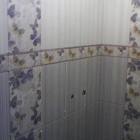 Ванные комнаты: Ванна в сиреневом цвете
